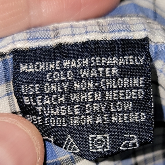 Puritan size large tall (42/44) long sleeve button down shirt - Picture 5 of 6